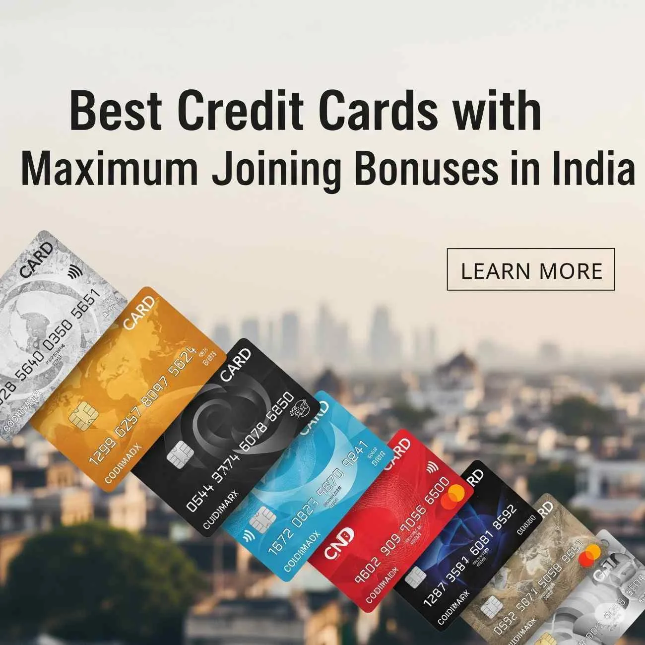 Credit Cards with Maximum Joining Bonuses 2025